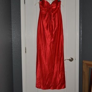 Strapless Red Dress. Formal. Morgan & Co. Size 5/6